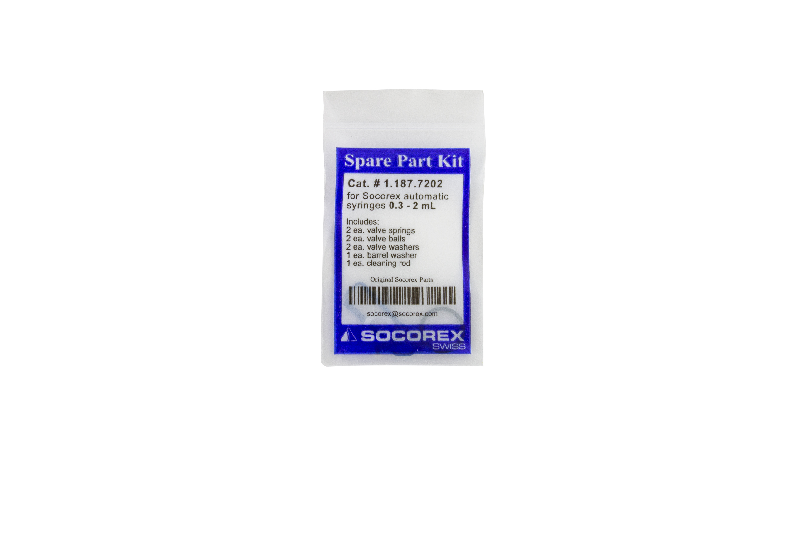 Ремкомплект к шприцу  SOCOREX, 2 мл