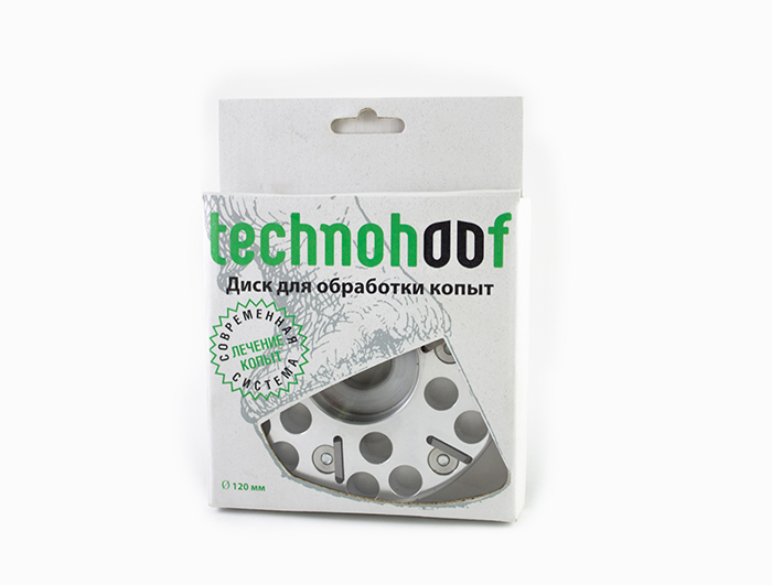 Диск для обработки копыт  6 ножей TECHNOHOOF