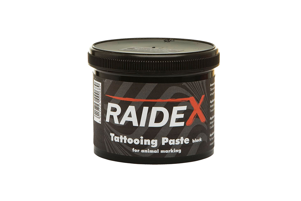 Татуировочная тушь (паста) RAIDEX, черная, 600г